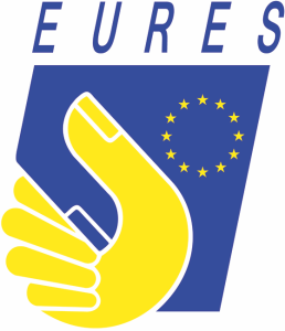 Logo firmy EURES - najnowsze oferty pracy za granicą z Powiatowego Urzędu Pracy w Łomży