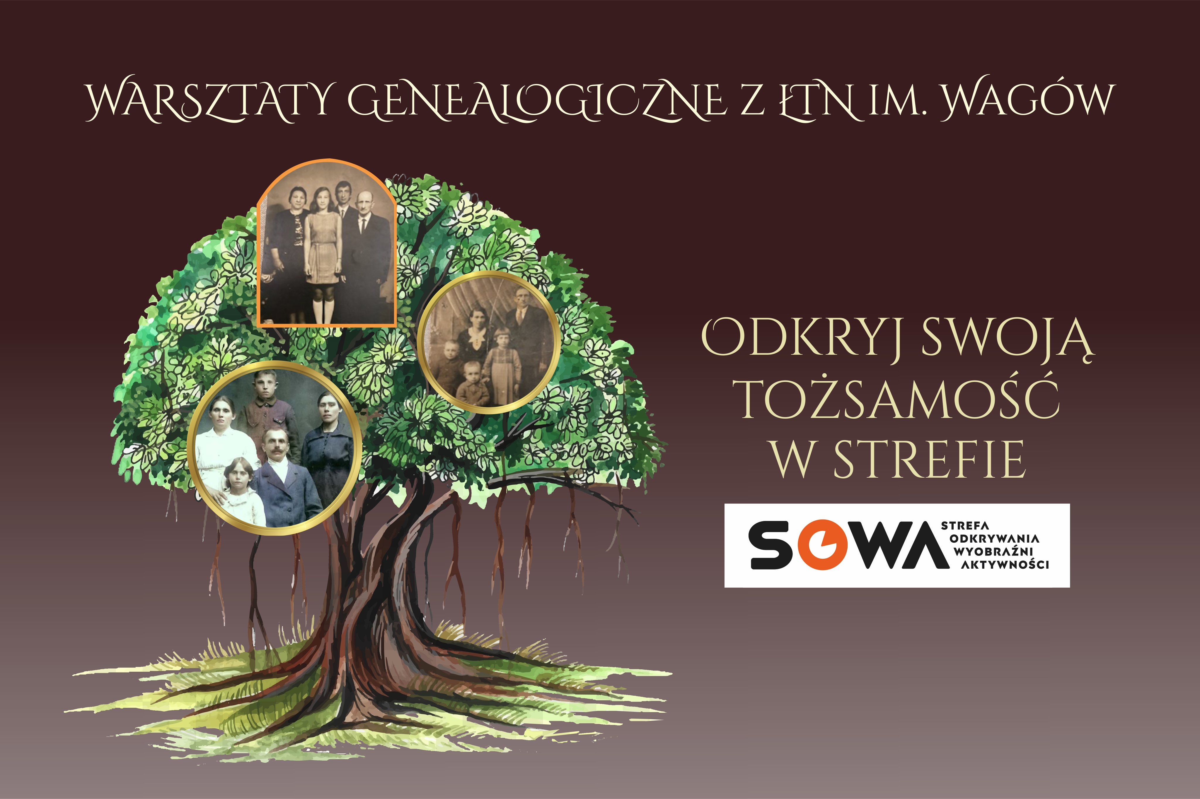 Warsztaty Genealogiczne z ŁTN im. Wagów Odkryj swoją tożsamość z Strefą SOWA 
