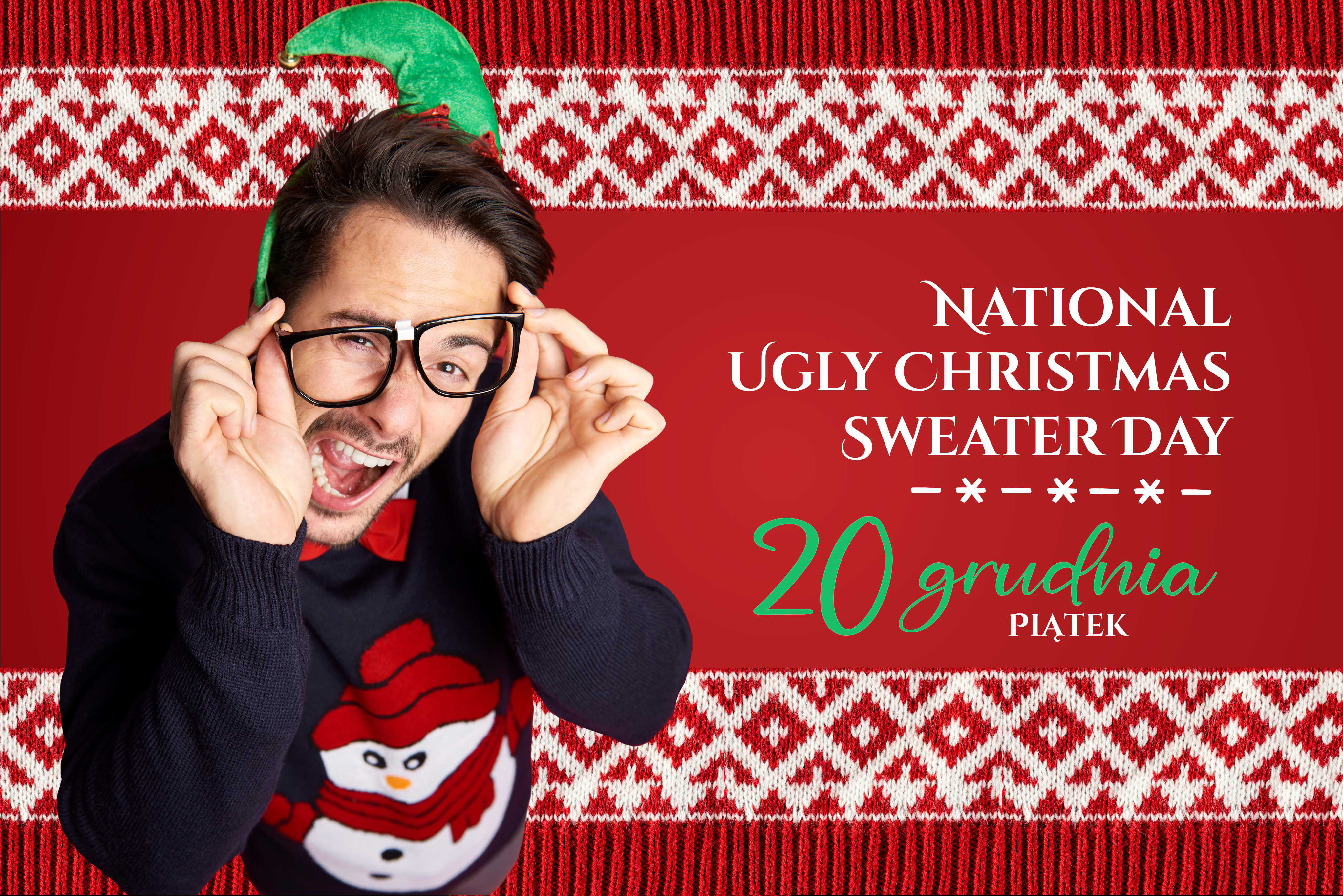 grafika National Ugly Christmas Sweater Day