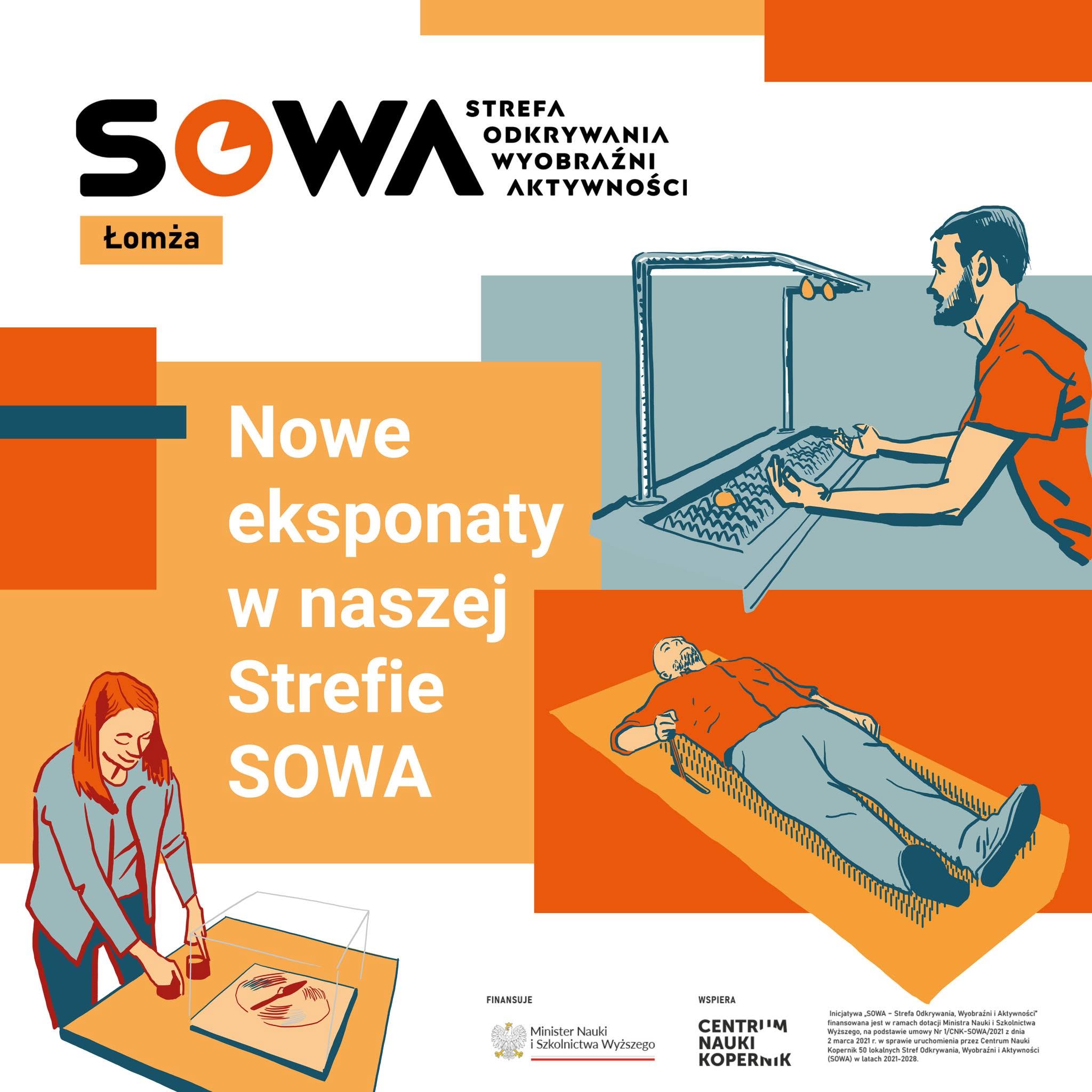 Nowe eksponaty już czekają na Was w Strefie SOWA Łomża!