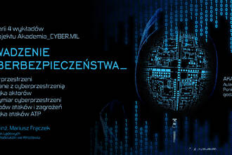 aCyberbezpieczeństwo - seria wykładów, baner reklamowy