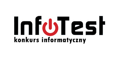 Logo konkursu informatycznego infotest